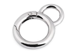 Premium runde Karabinerringe mit Öse (19 mm)