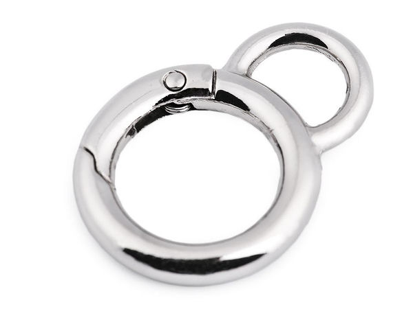Premium runde Karabinerringe mit Öse (19 mm)