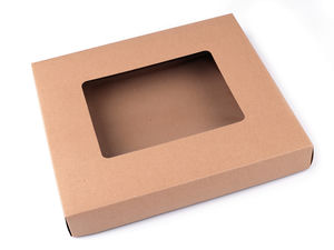 Geschenkschachtel mit Sichtfenster