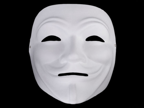 Party-Gesichtsmaske zum Selbstgestalten - Bastelrohling / DIY