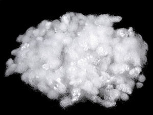 Premium Hohlfaser Polyester-Faserbällchen Füllwatte - 1kg ungebleichtes Füllmaterial für Spielzeug und Kissen