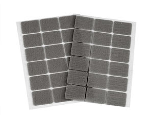 Selbstklebende Klettrechtecke (25x32 mm) - Vielseitige Klettstreifen