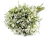 Premium künstlicher Schleierkraut-Stiel in Weiß - Biegsamer Zweig für Blumenarrangements, Kränze und Bastelarbeiten – Bild 2