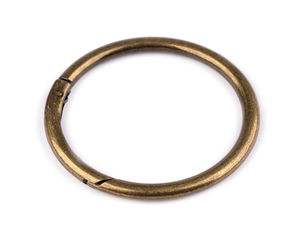 Rundkarabiner, Karabinerringe / Federringe Ø 50 mm