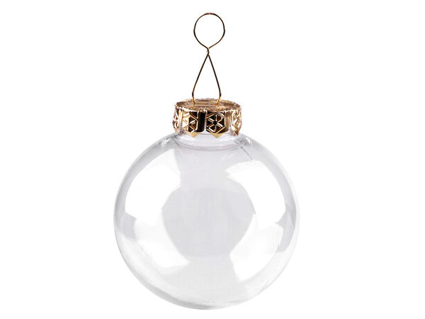 Weihnachtskugel zum Gestalten Ø 6 cm