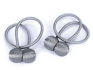 Dekorative Vorhang-Raffhalter / Gardinenhalter mit Magnet