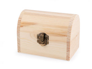 Holzkiste / Holzschatulle zum Basteln und Dekorieren