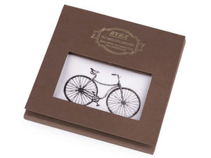 Herrentaschentuch aus der Vintage-Kollektion in eleganter Geschenkbox - Fahrrad, Auto, Motorrad