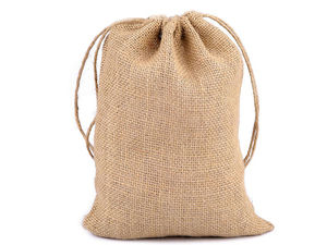 Premium Jute-Geschenkbeutel Natur mit Kordelzug (18 x 25 cm) – Rustikales Säckchen & Geschenkverpackung