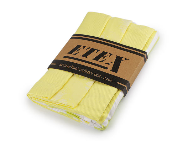 Premium-Geschirrtücher aus ägyptischer Baumwolle (3er-Pack) - Saugfähige, fusselfreie Küchenhandtücher, 50x70 cm