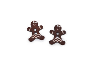 Zierknopf in Lebkuchen-Optik