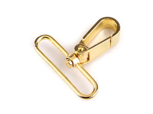 Premium-Wirbelkarabiner aus Metall für Taschen und Hundeleinen, passend für 45-50 mm Gurtbänder