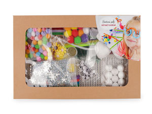 Deluxe DIY Kreativ-Bastelset für Kinder - Vielseitiges Kunst- und Bastelset mit Geschenkbox zur Aufbewahrung