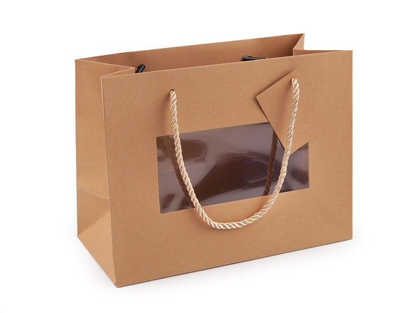 Geschenktüte Natur mit Sichtfenster