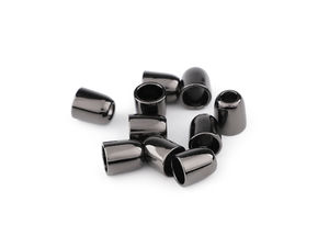 Premium Kordel-Endkappen aus Metall | Runde 5-mm-Kordelenden für Bademode, Hoodies & Accessoires