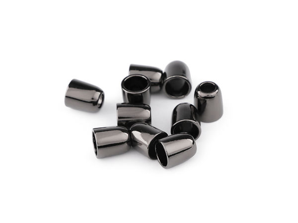 Premium Kordel-Endkappen aus Metall | Runde 5-mm-Kordelenden für Bademode, Hoodies & Accessoires