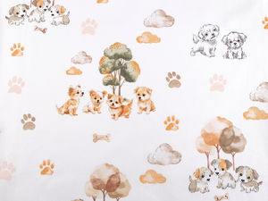 Baumwollstoff / Canvas, Hunde-Motiv