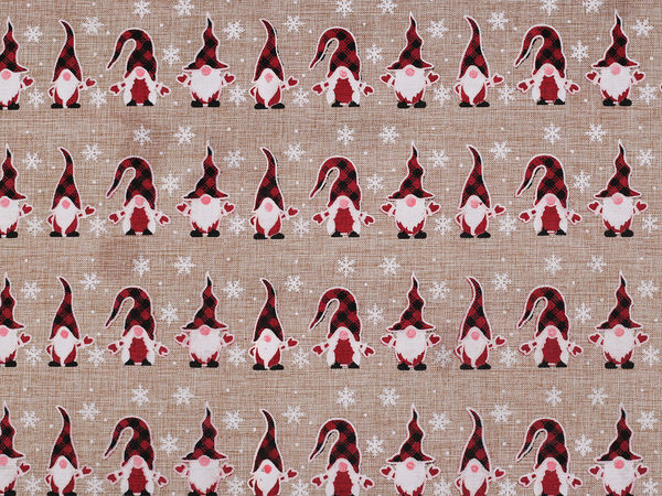Weihnachts-Dekostoff, Wichtel