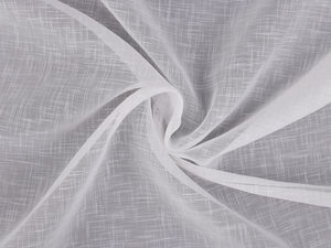 Voile-Gardinenstoff mit Bleiband, Breite 276 cm