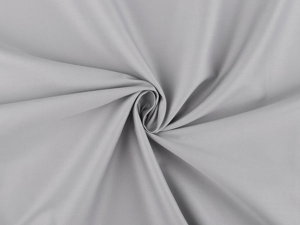Premium Baumwollsatin-Stoff Uni (220 cm Breite) - Hochdichtes Gewebe