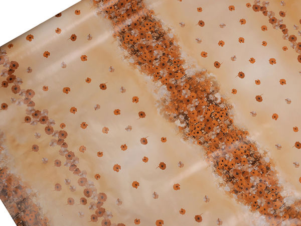 Premium PVC-Tischdeckenstoff mit Textilrücken - Wasserdichte Tischdecke für Innen & Außen