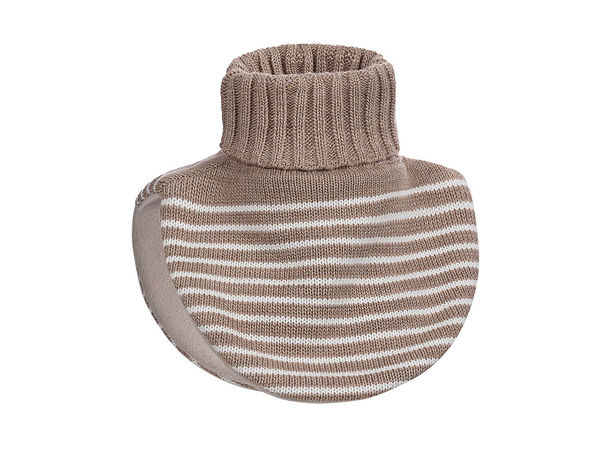 Premium Kinder-Strickschlauchschal - Fleecegefütterter elastischer Halswärmer mit Streifenmuster
