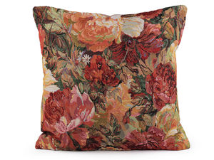 Kissenbezug in Gobelin-Optik - Blumen 45x45 cm