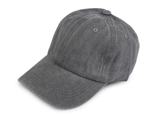 Unisex Baseballcap aus Baumwoll-Denim - Klassische verstellbare 6-Panel-Sportkappe