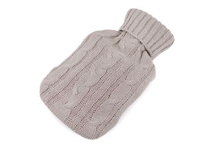 Premium-Wärmflasche mit abnehmbarem Strickbezug (16x27 cm) – Wärme- und Kältetherapie-Wickel