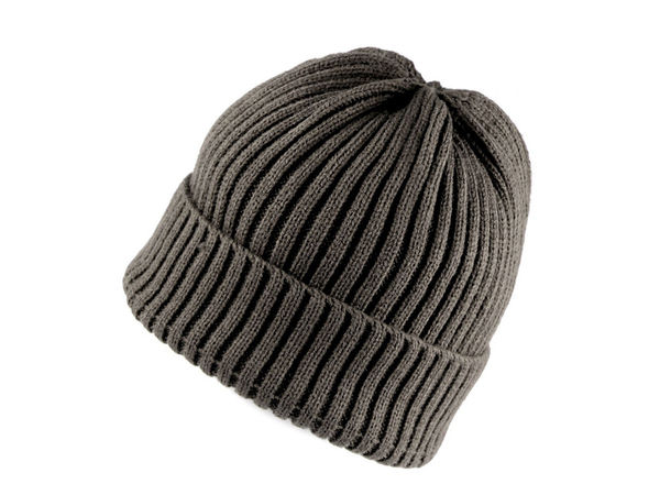 Unisex-Strick-Wintermütze mit Streifen und Umschlag – Warme Premium-Stretch-Beanie für Outdoor-Sport und Alltag
