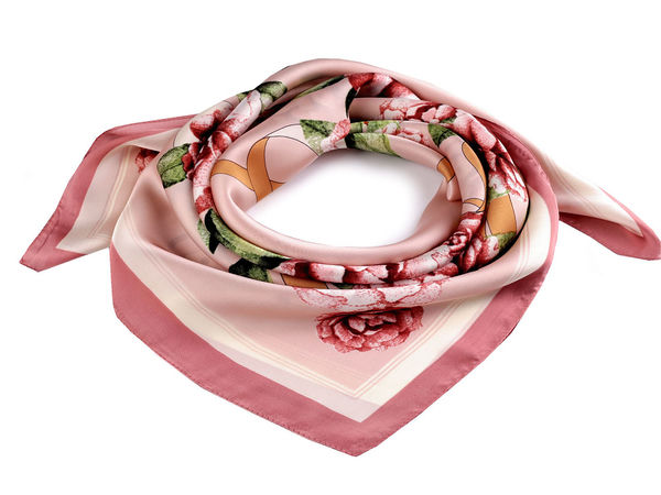 Premium quadratisches Satin-Halstuch (70x70 cm) - Elegantes, vielseitiges Mode-Accessoire