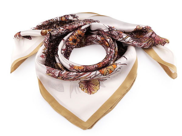 Premium quadratisches Satin-Halstuch (70x70 cm) - Elegantes, vielseitiges Mode-Accessoire