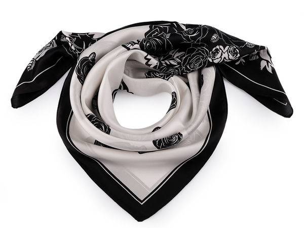 Premium quadratisches Satin-Halstuch (70x70 cm) - Elegantes, vielseitiges Mode-Accessoire