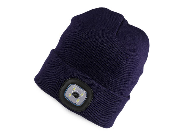 Unisex-Strickmütze mit LED-Licht