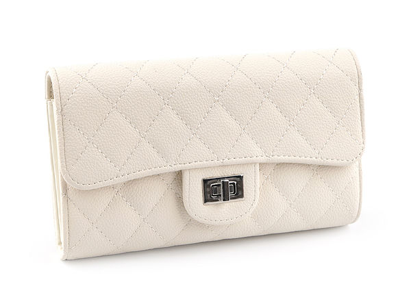 Elegante wandelbare Clutch & Umhängetasche für Damen | Premium-Handtasche aus veganem Leder mit Kettenriemen, 20x12 cm