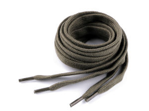 Premium flache Baumwollschnürsenkel und Kordeln (130 cm) - Vielseitige Ersatz-Schnürsenkel für Sneaker, Hoodies, Jacken & Jogginghosen