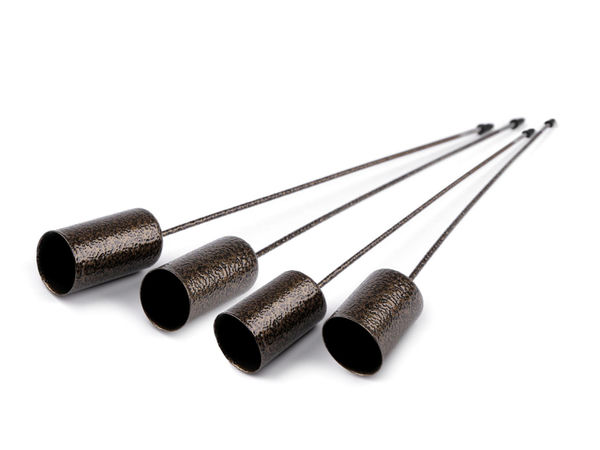 Metall-Kerzenhalter mit Spieß / Kerzenstecker Ø 2,2 cm