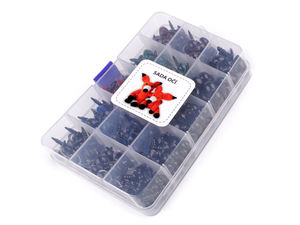 Sicherheitsaugen zum Basteln, 264er-Set (1 Set = 1 Auge)