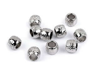 Premium-Kordelendkappen aus Metall mit Ornament (5,5 mm Loch) – Dekorative runde Endstücke für Bekleidung, Hoodies, Makramee & Basteln