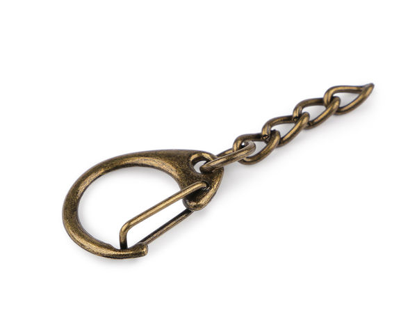 Metall-Karabinerhaken / Schlüsselring-Clip 18x48 mm