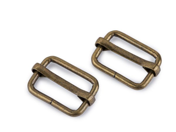 Premium-Gurtbandschieber 20 mm aus Metall für Handtaschen, Rucksäcke und Riemen