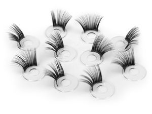 Premium DIY-Puppenwimpern für Sicherheitsaugen, 17 mm – 5 Paare (10 Stück), Schwarz