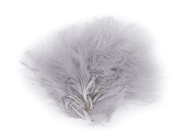 Marabufedern Länge 5-12 cm