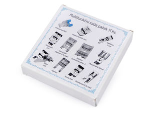 Nähfuß-Set aus Metall und Kunststoff für Haushaltsnähmaschinen