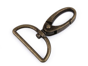Karabinerhaken aus Metall / Wirbelkarabiner, passend für 32 mm Gurtband