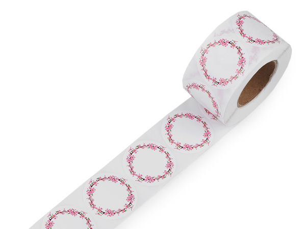 Beschriftbare runde Papier-Bastelaufkleber (Ø 38 mm) – 500er-Rolle für Scrapbooking, Geschenke & Hochzeiten