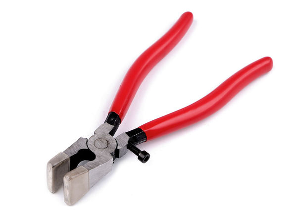 Premium-Flachzange für Bandklemmen mit glatten, ungezahnten Backen (2,5 cm Breite)