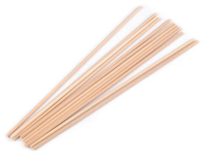 Premium Makramee-Holzstab - 30,5 cm gerader Bastelstab für DIY-Projekte und Blumenampeln