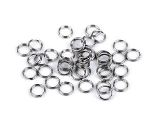 Spaltring aus Edelstahl Ø 6 mm, doppelte Wicklung