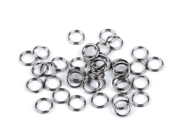 Spaltring aus Edelstahl Ø 6 mm, doppelte Wicklung